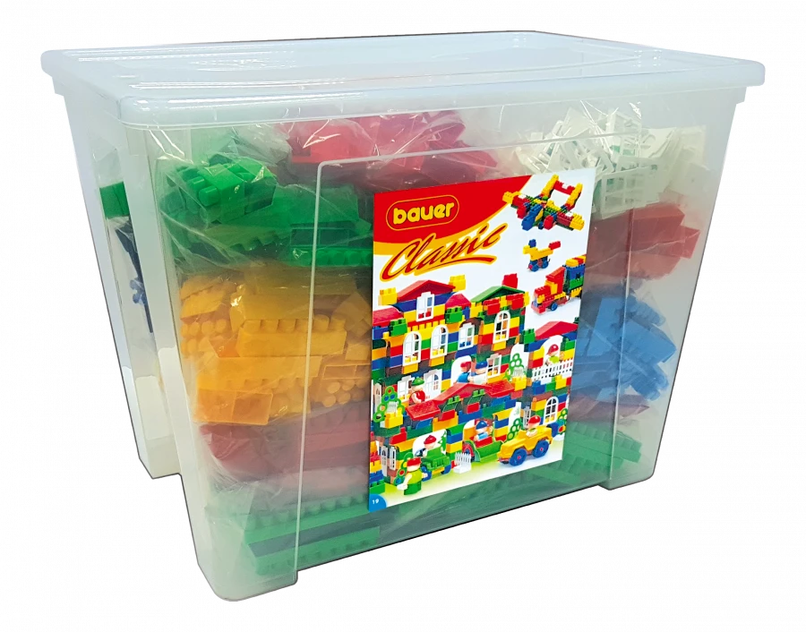 Bauer Classic Educational Building Set in 70L Container (8 Instructions)