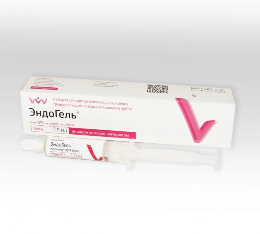 EndoGel Set for Chemical Expansion of Difficult Tooth Root Canals