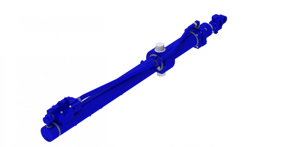 Hydraulic Cylinder 1346.00.00.00 (80x50-1268 mm), 16 MPa