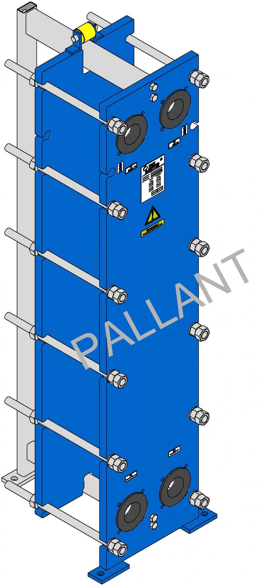 غلاف مبادل حراري صفيحي FP/PF 150