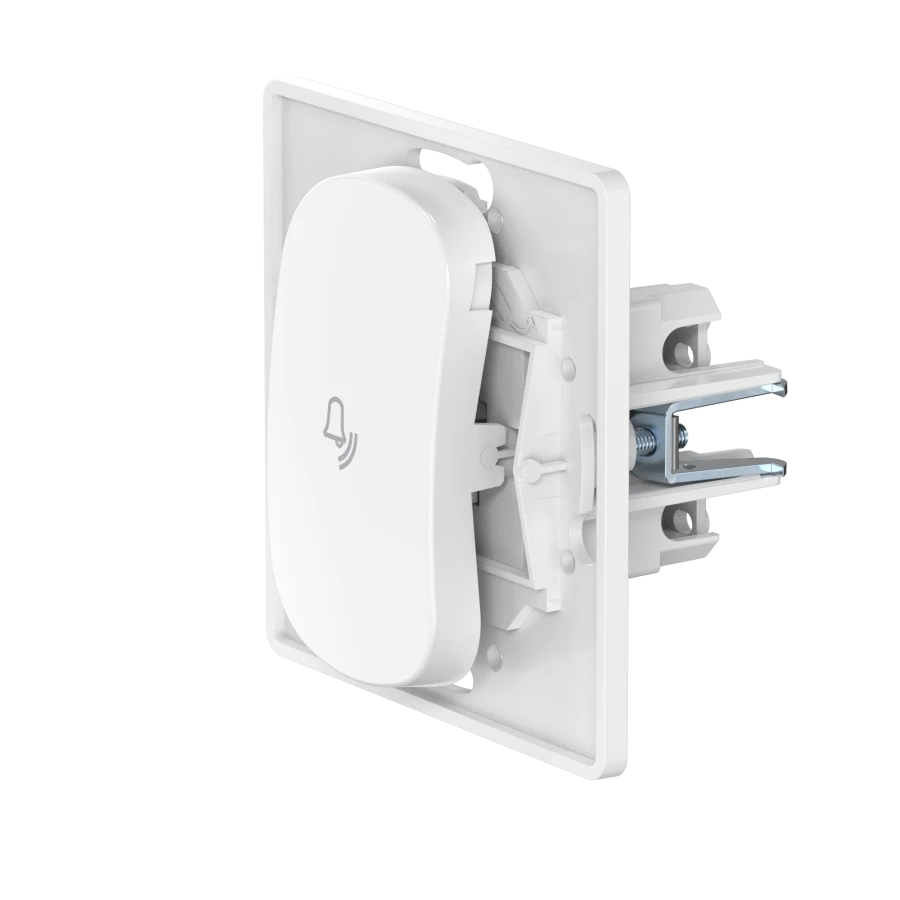 Caduceus Aling EON White Push Button Switch 10A, 250V, Model E610U.0