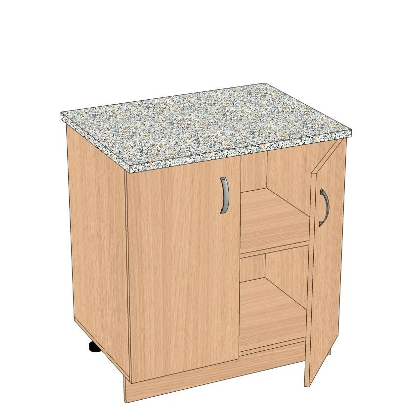 خزانة مطبخ ذات بابين، 800x600x850 مم، نموذج TR-2.8