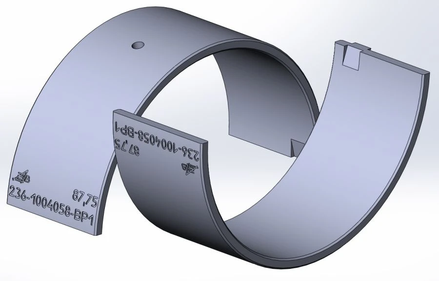 واصلة الشوط السفلي الرأسية دZW.236-1004058-VR1