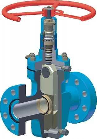 Full-Flow Gate Valve with Single Disc, ZMS Type, DN 50-180mm, PN 14-105 MPa