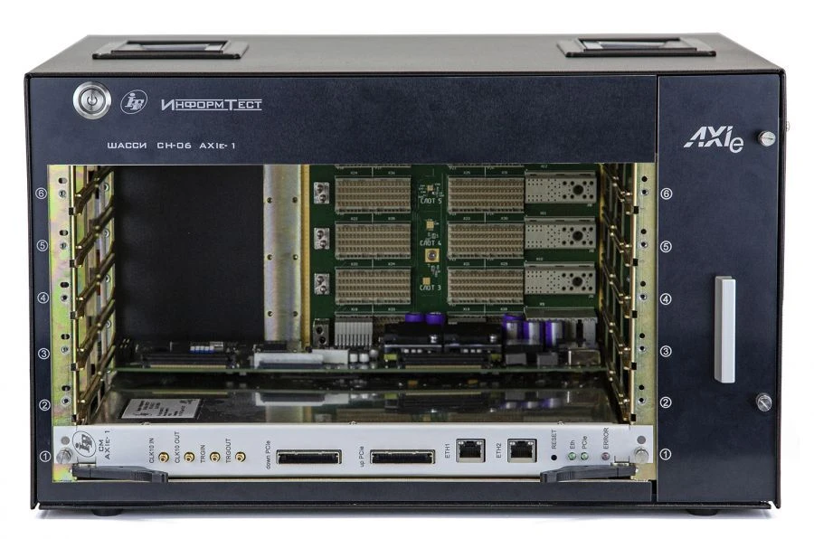 CH-06 AXIe-1 6-Slot Chassis for AXIe-1 Modules