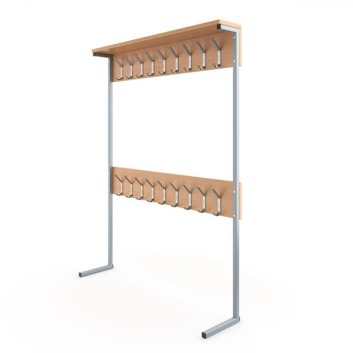 شماعة ملابس أرضية أحادية الجانب