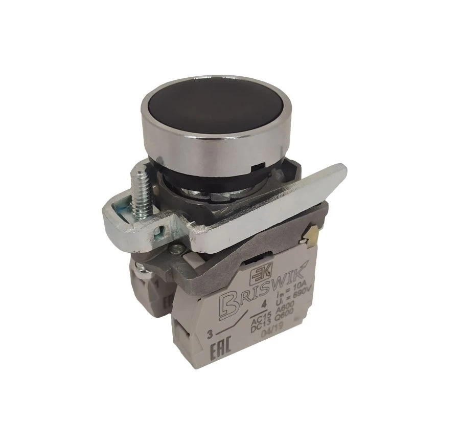 Cylindrical Push Button Switch 22mm Metal (KME 4C)