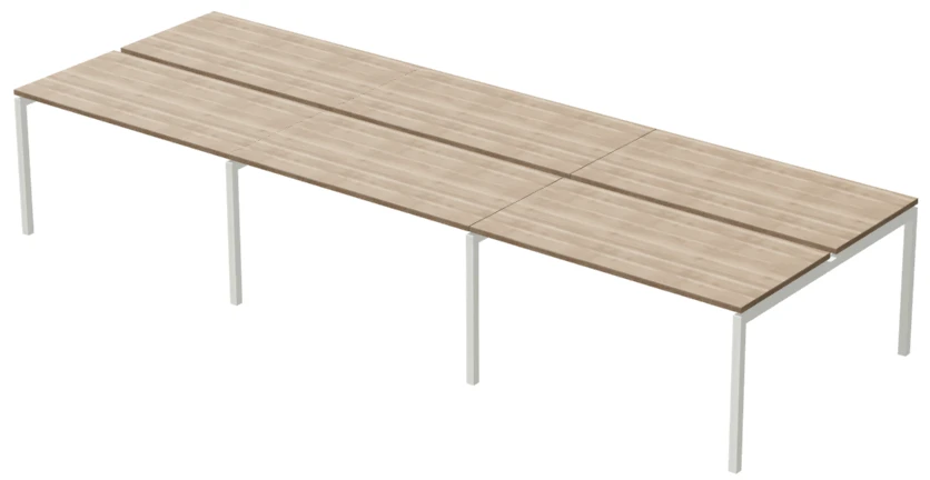 Magna Bench System on P-Shape Support, Art. MSB 07