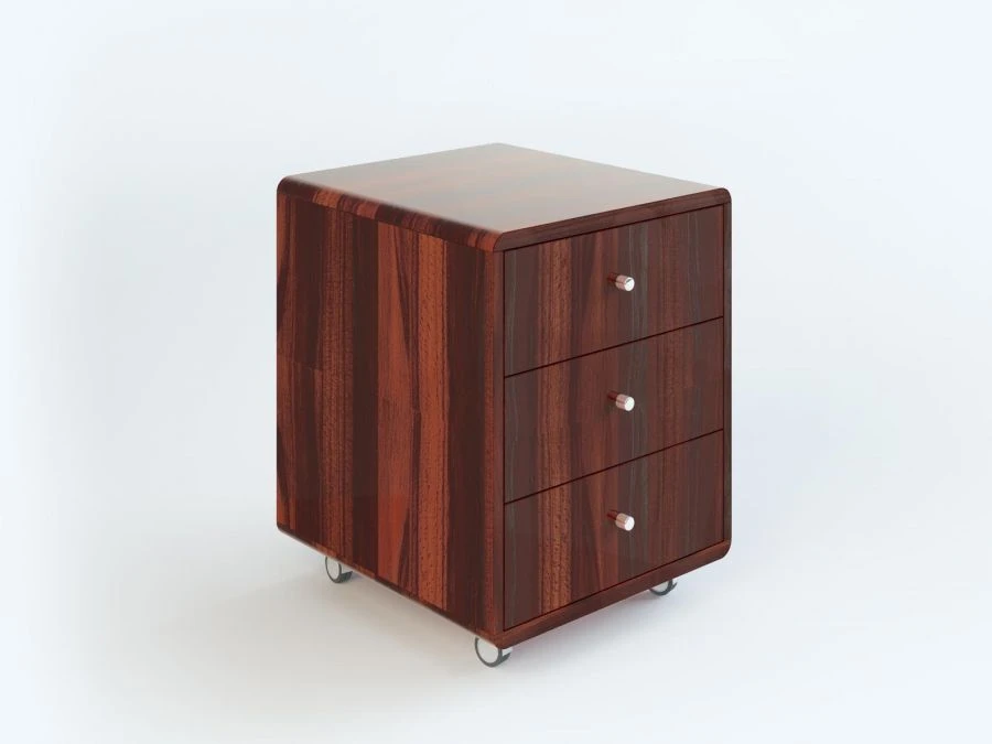 وحدة خزانة دوارة فاخرة مع 3 أدراج - TA23A