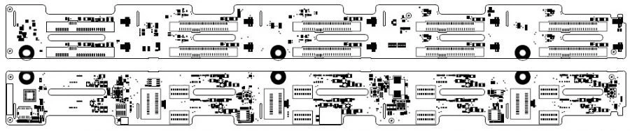 Disk Expansion Module 6xSFF 4xNVMe YADRV.469555.067