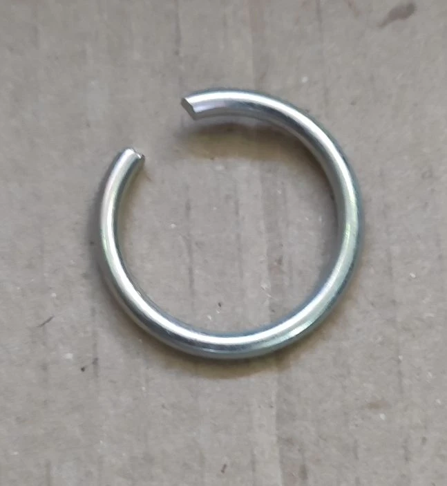Steel Ring for Securing Washer and Sealing Element Model 4370.00.05