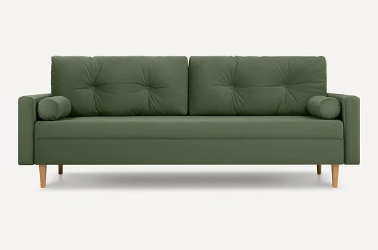 Scandinavian Style Transformable Sofa Model #4 with Wooden Frame