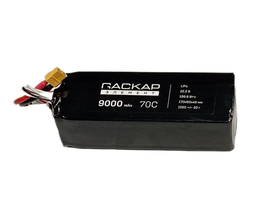High-Power Lithium Polymer Battery 22.2V 9000mAh