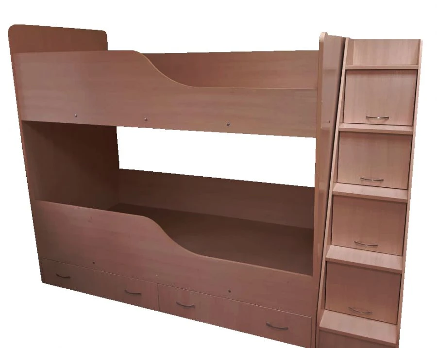 سرير بطابقين بتصميم فريد، رقم 063/2023