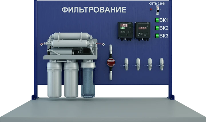 وحدة مختبرية لدراسة الترشيح متعدد المراحل (GD-FLT)