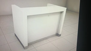 White RAL 9003 Operating Room Administrator Desk