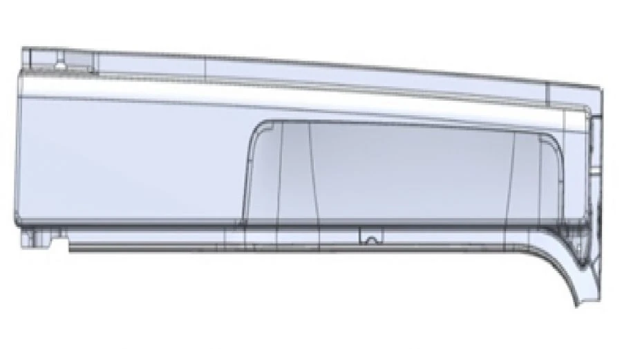 Left Rear Side Panel for Cars A9606376209