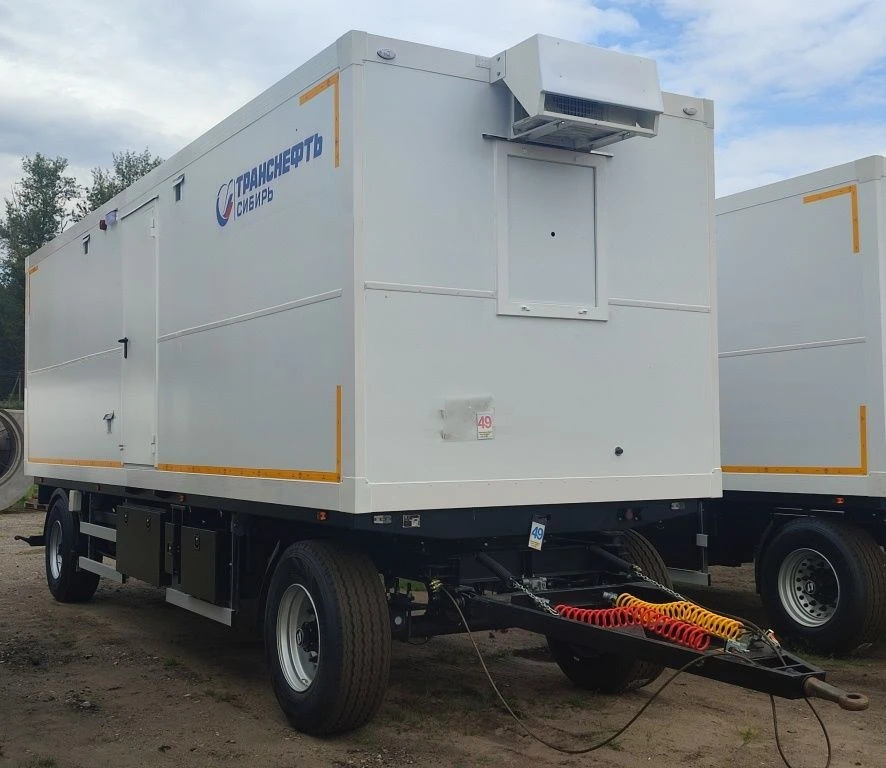 Isothermic Container Trailer for Mobile Living Spaces - Model 821602