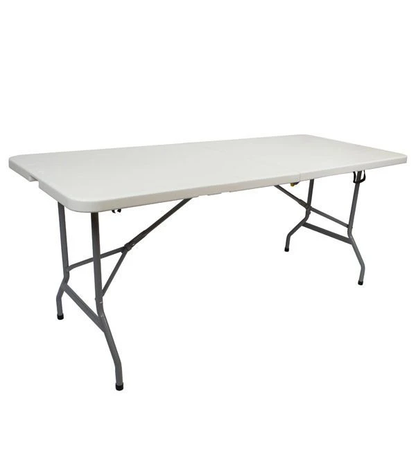 Folding Plastic Table STR180L - Compact and Portable Design