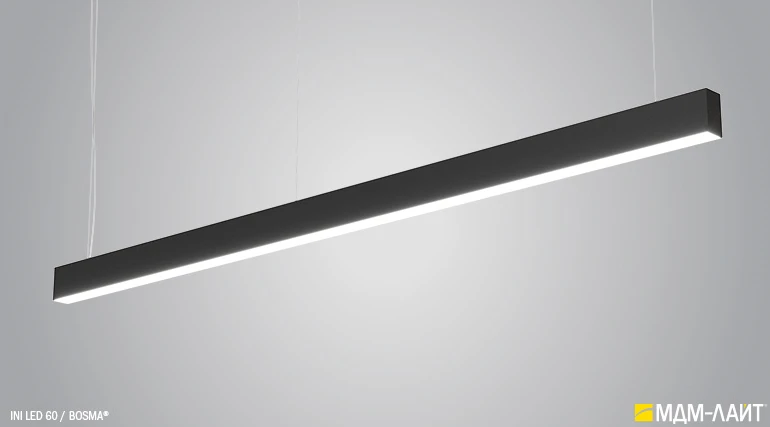 INI LED 60 LN Linear LED Light Fixture, Model BIN60LN0404