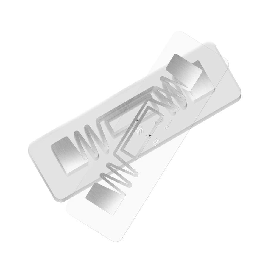 ملصقات ISBC® الشفافة UHF 87x27، UCODE، كريستال (70x13.7)