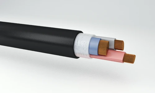 Power cables with insulation made of ethylene propylene rubber, not spreading combustion, fire-resistant, cold-resistant, voltag