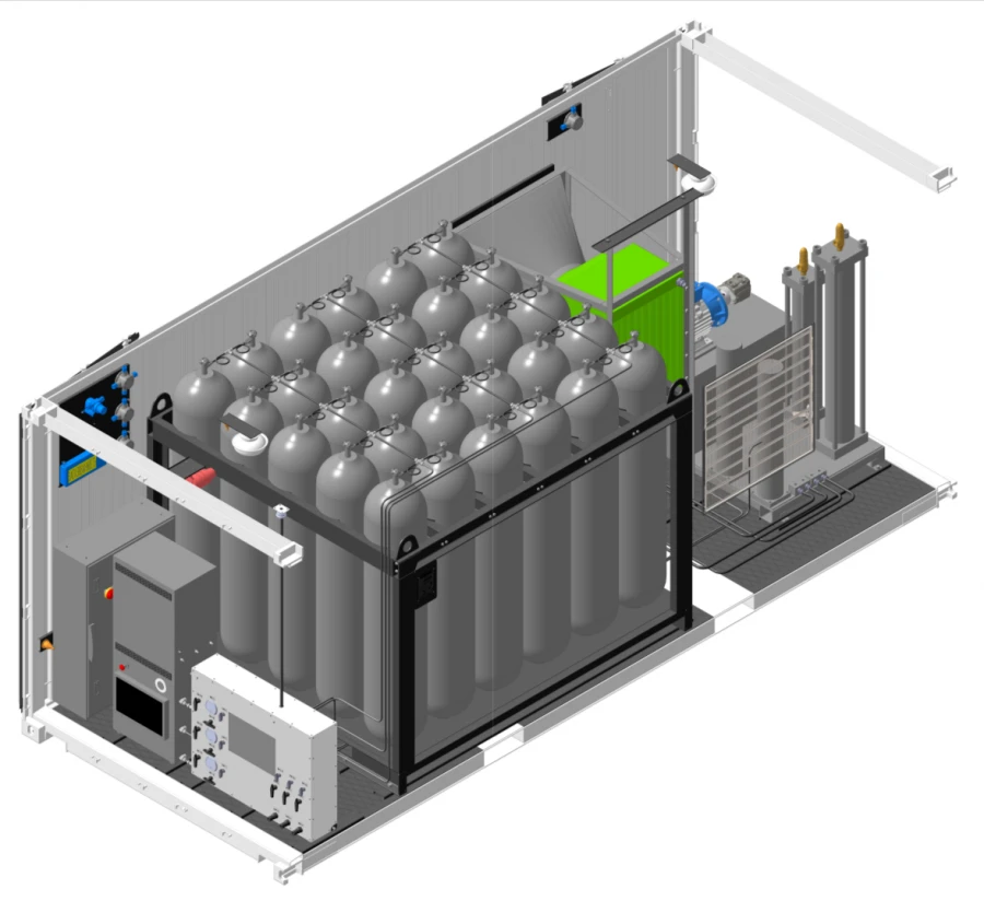 محطة تعبئة الغاز الطبيعي المضغوط المتنقلة ماغنيكس-200.30