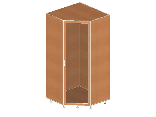 رف عرض زاوي مع زجاج، الفن. ش.04.09