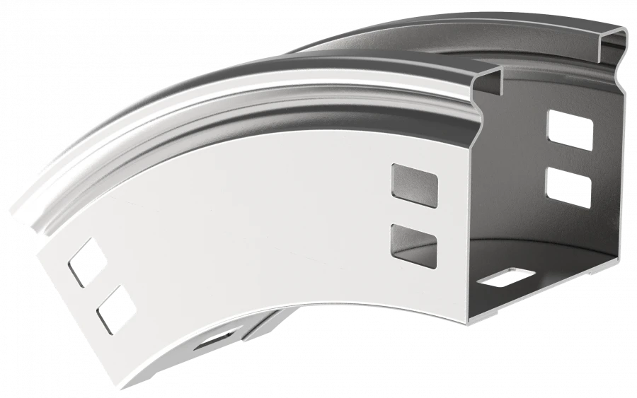 دوران عمودي سلس بزاوية 45° CPV41-0-45-050-100 ESCA لمسارات الكابلات