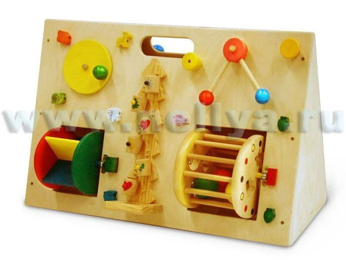 لوحة لمسية مزدوجة الجوانب على شكل منزل "نيليا