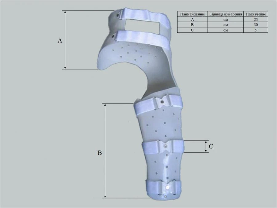 Custom Hip Joint Brace for Support