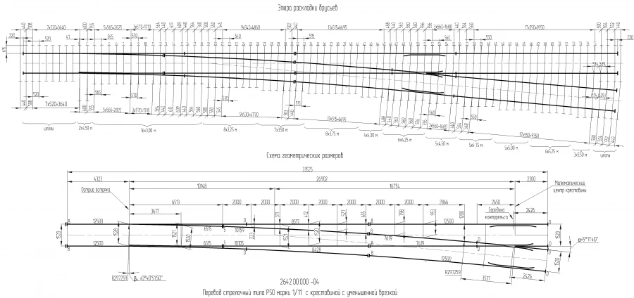 R50 Type Switch for Railways, Model 1/11, Project 2642.00.000-05