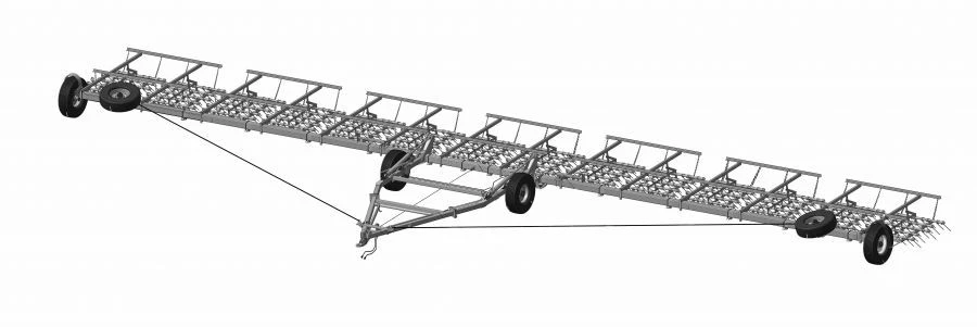 Wide-Span Spring Harrow BPSH-21-02 for Soil Cultivation