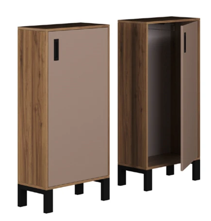 Clothes Cabinet SHRO-N with Metal Frame Support