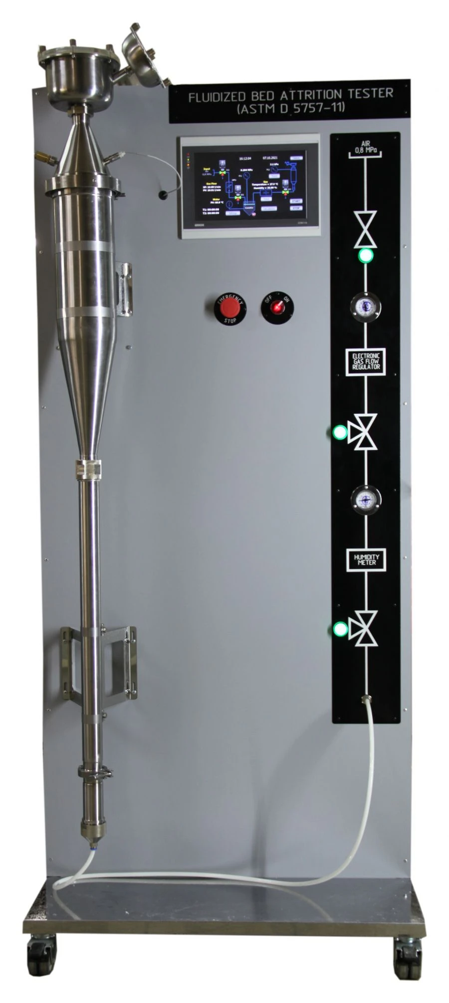 وحدة اختبار تآكل المحفز بتيار هواء مميع MKUB 413224.028