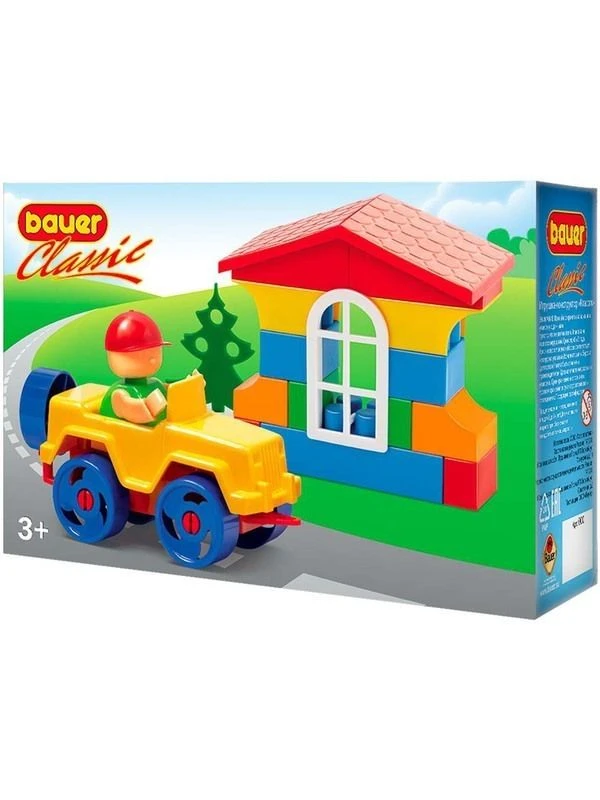 لعبة تعليمية مجموعة بناء باوئر كلاسيك 32 قطعة