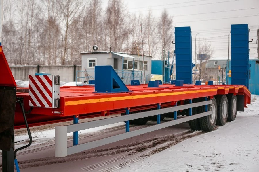 Sliding or Fixed Semi-Trailer SAV 93183E with Tent Frame