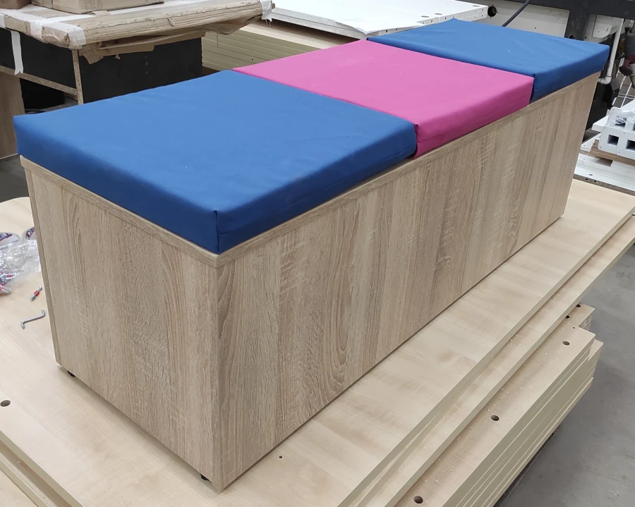 Soft and Firm Seating Bench with Optional Cushions