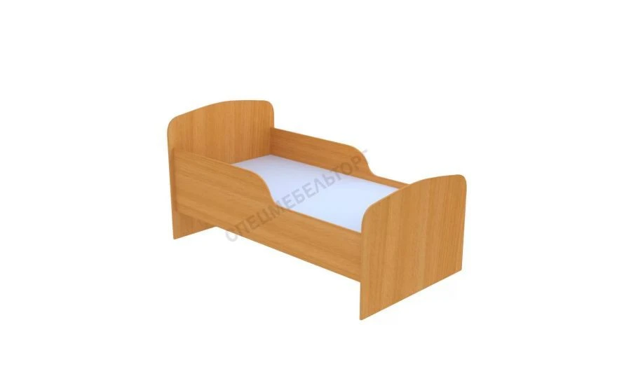 Wooden Single Bed with Panels for Children