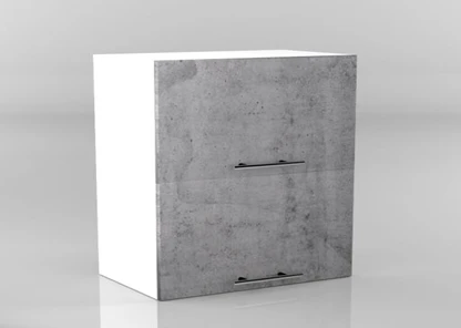 Wall-Mounted Cabinet with 2 Horizontal Doors