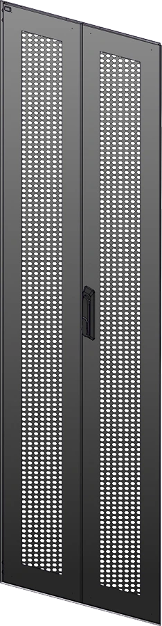 Perforated Double Door for LINEA N 38U 600mm Cabinet - Model LN05-38U6X-D2P