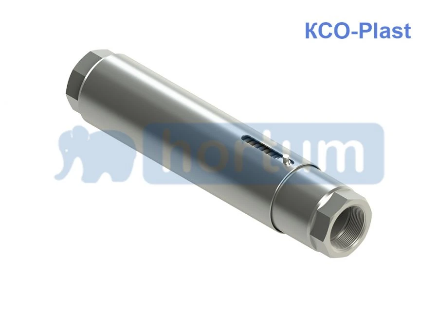 KCO-Plast Axial Compensator with Multi-Layer Bellows and Stainless Steel Internal Screen