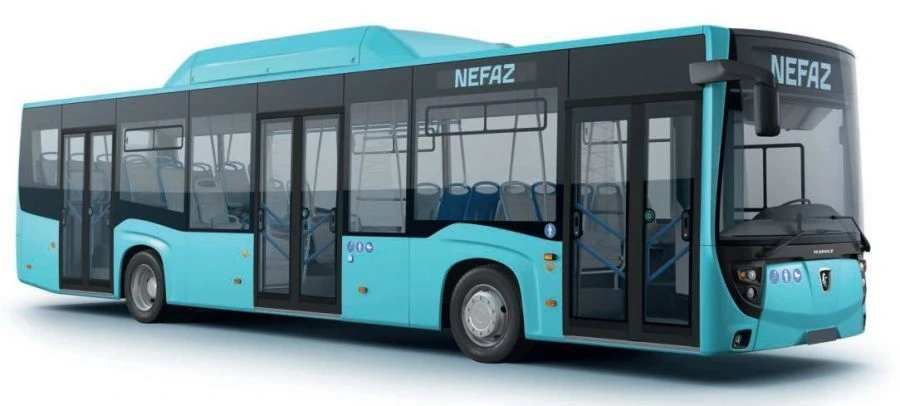 City Low-Floor Bus NEFAZ 5299-0000030-56 with KAMAZ Gas Engine