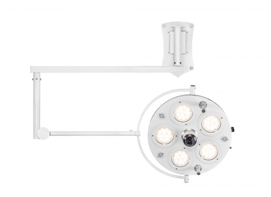 Surgical Medical LED Light with Wall Mount - 5-Module Dome