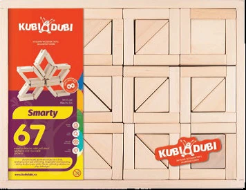Creative Development Set "Smarty" - Wooden Building Blocks
