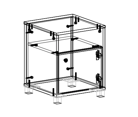 طاولة جانبية خشبية لغرفة النوم