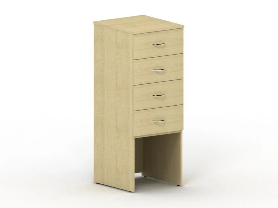 Reader Form Storage Cabinet with 4 Drawers