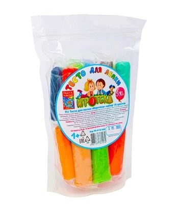 Sculpting Dough "IgroTeka", 18 Colors * 30 Grams