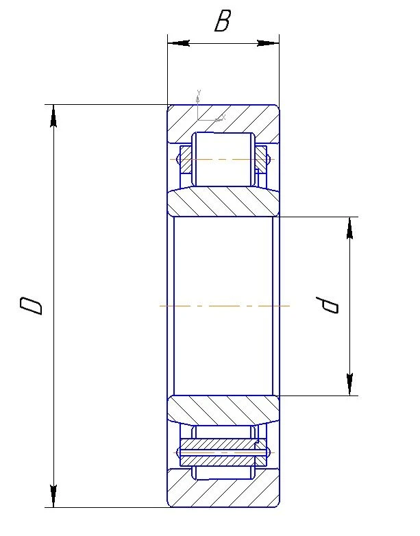Rolling Bearing 6-1032948M-ETU 100/3