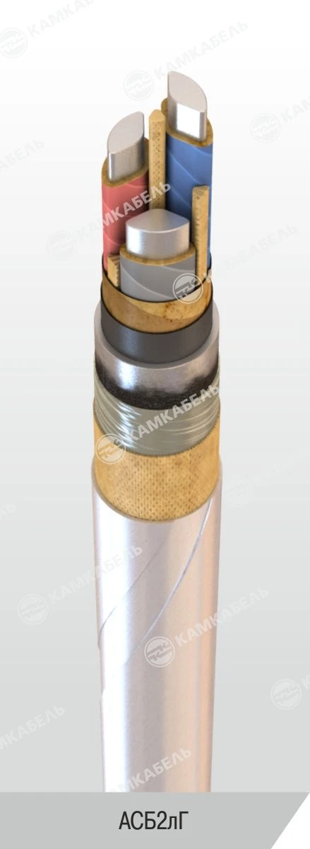 Power Cable with Aluminum Conductors and Paper Insulation - 6/10 kV